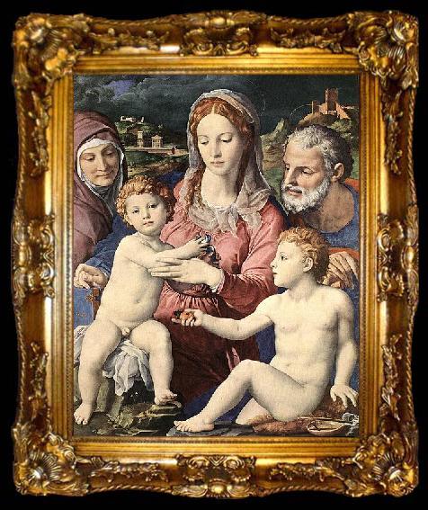 framed  Agnolo Bronzino Holy Family, ta009-2